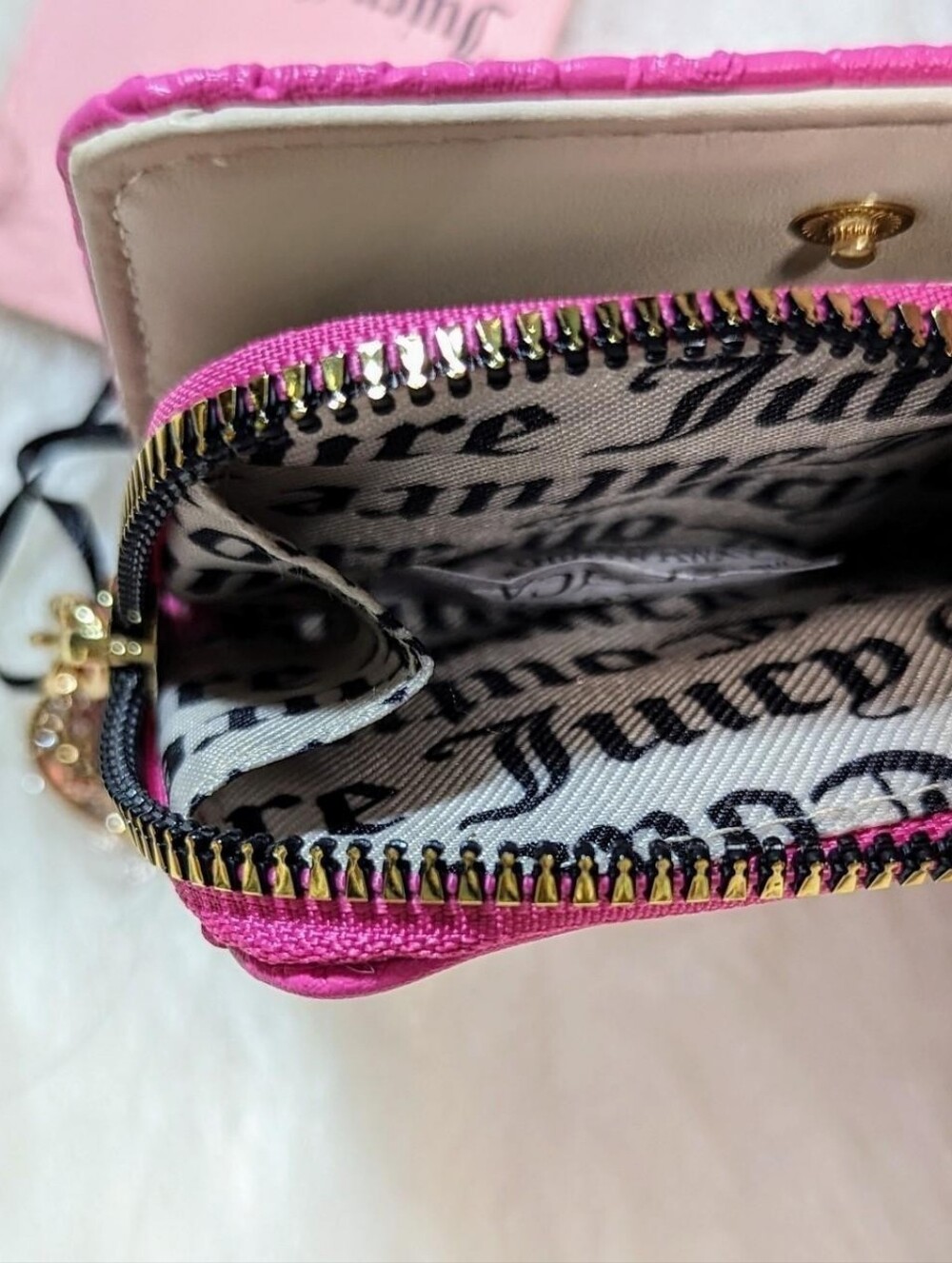 Juicy Couture Hot Pink Flawless Dome Satchel Juicy Couture Bundle - Picture 7 of 9